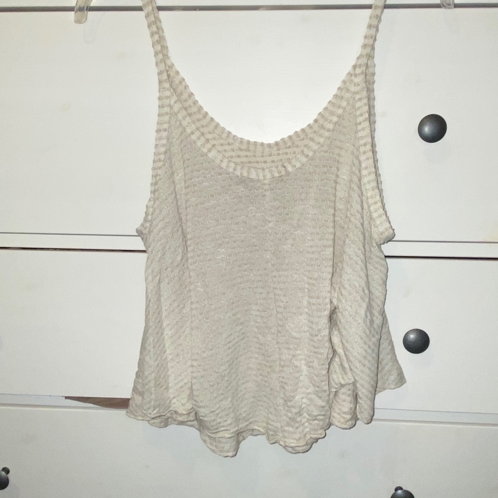 Cream Tank Top